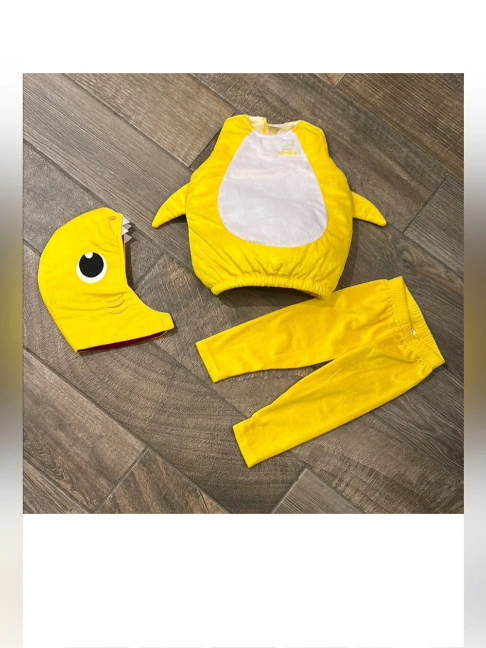 New! Baby Shark Costume Size 18-24 Months - Picture 2 of 3